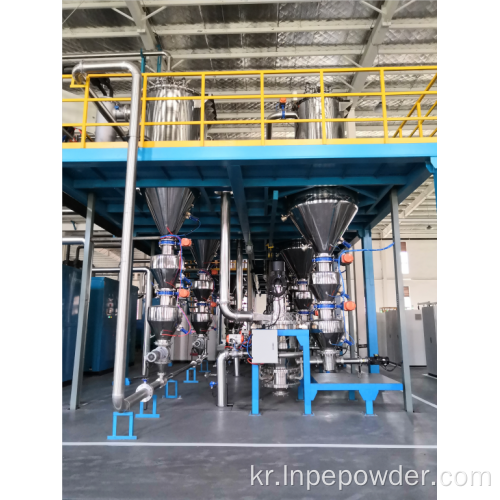 온도에 민감한 재료 용 제트 밀